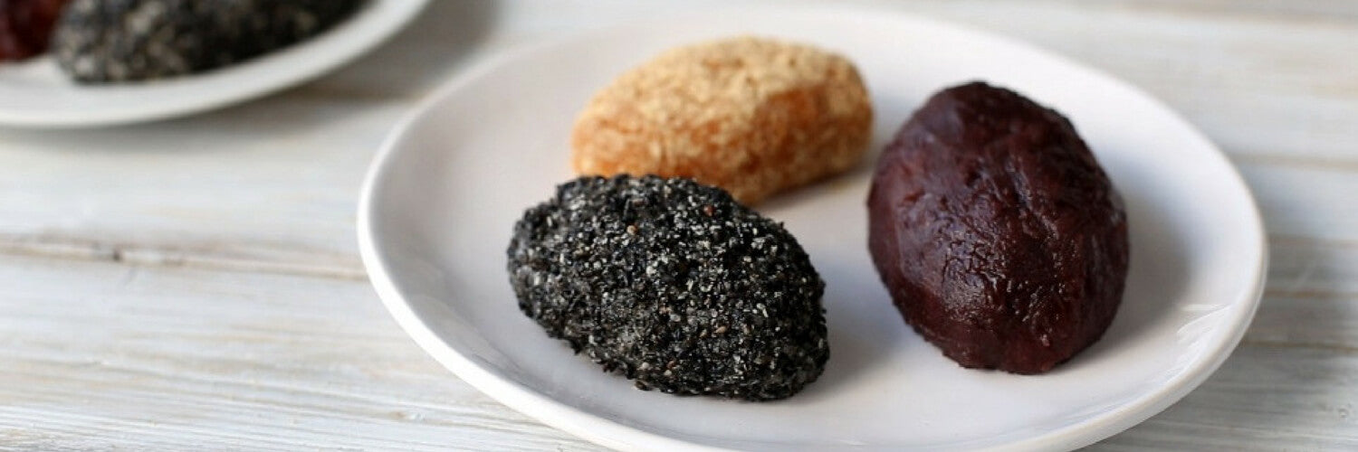 Recipe & Video: Ohagi/ Botamochi 3 Kinds