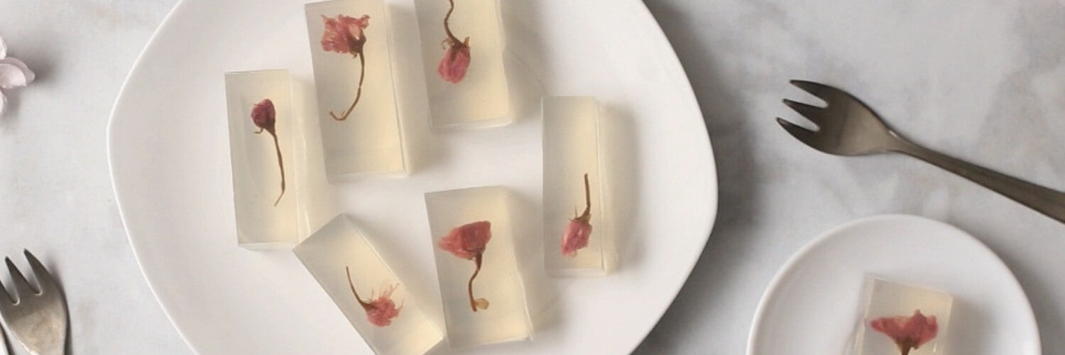 Recipe & Video: Sakura Kanten Jelly