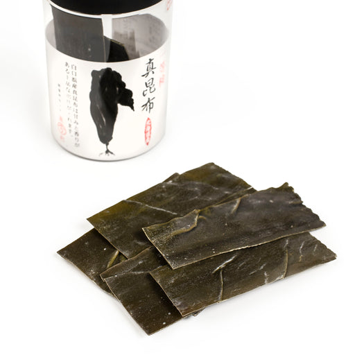 Ma Kombu next o the cylinder package of the product