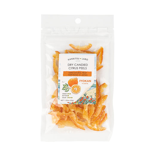 Dry candied Iyokan citrus peels package