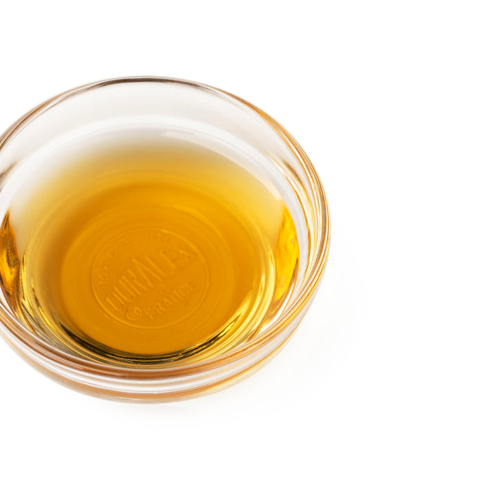 A bowl of truffle infused white soy sauce