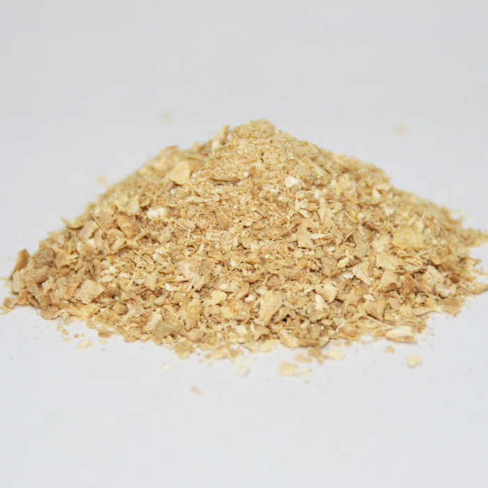 A stack of grinded ginger