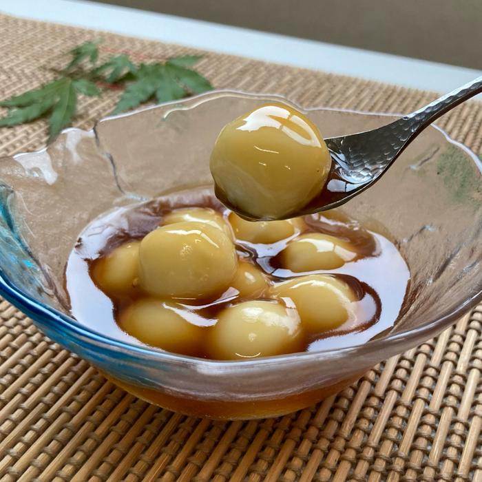 A bowl of shiratama dango
