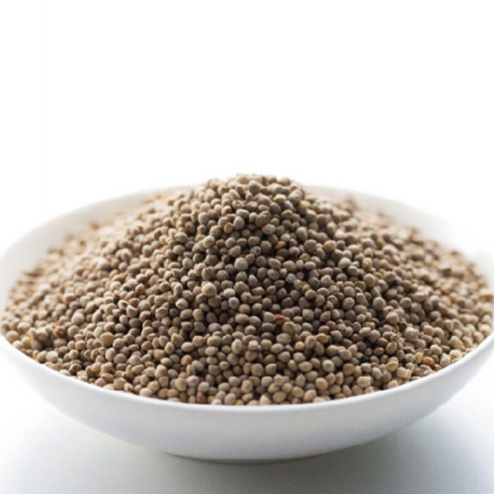 A bowl of egoma seeds