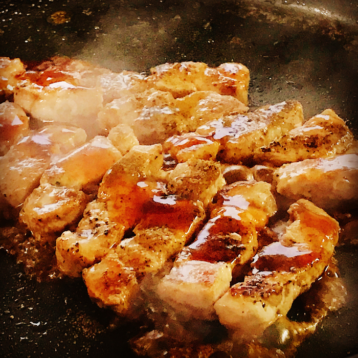 Grilled pork