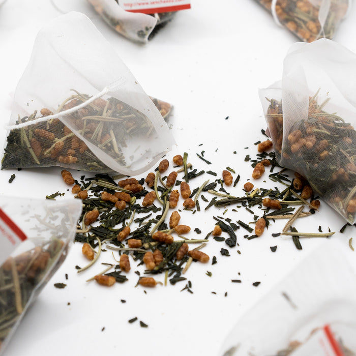 Ingredients of Organic Rosemary & Brown Rice (Genmaicha) Tea