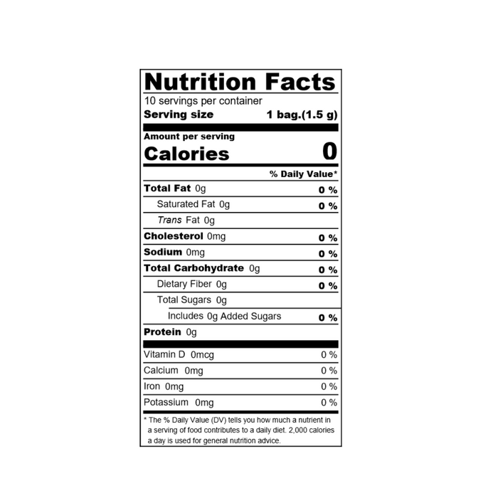 Nutrition Facts Label