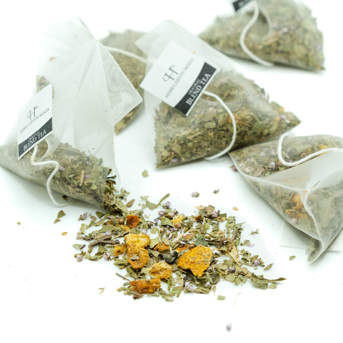 Ingredients of Ehime Mikan Tea (Mikan, Lemon Myrtle, & Lemon Verbena)