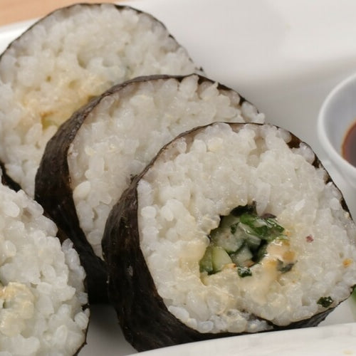 Recipe & Video: Cucumber Sushi Rolls with Shiso & Miso