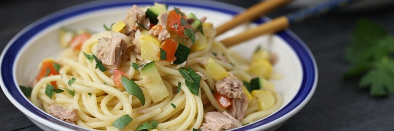 Recipe & Video: Zucchini and Tuna Pasta