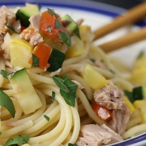 Recipe & Video: Zucchini and Tuna Pasta
