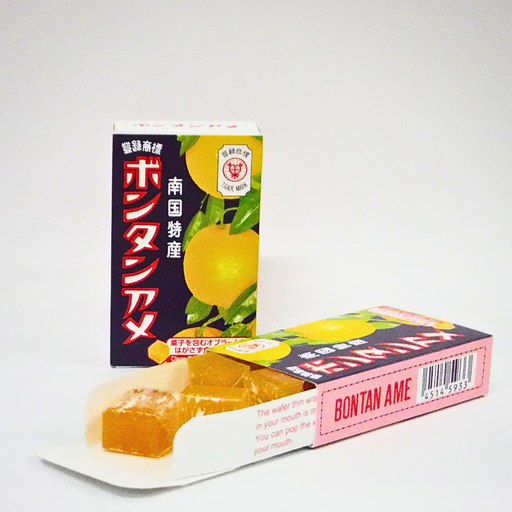 Bontan candies with two package boxes