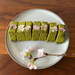 Green Tea Cake with Sakura Blossom