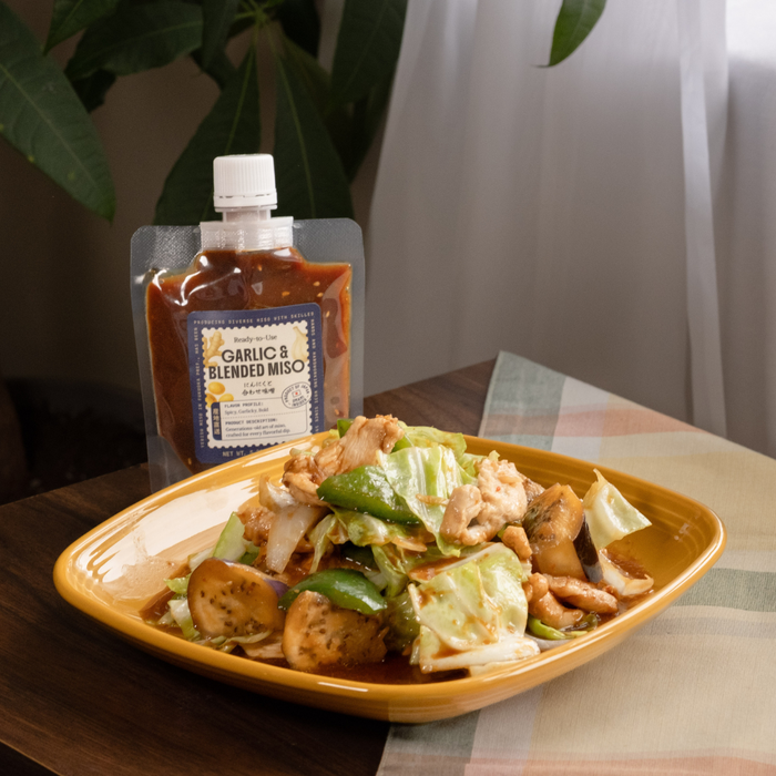 Garlic & Blended Miso stir-fry