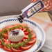 Shiso Furikake on buratta salad