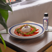 Shiso Furikake with buratta salad