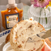 Veggie and White Miso Dip on bagel