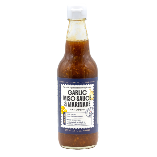 Garlic Miso Sauce & Marinade bottle