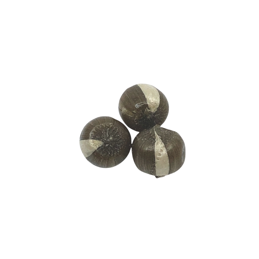 Three hojicha milk hard candies