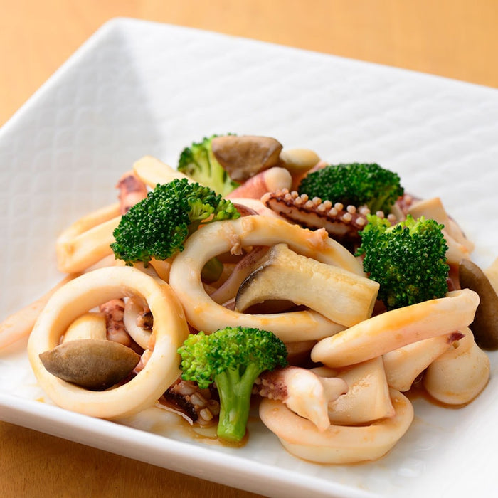 A plate of grilled squid