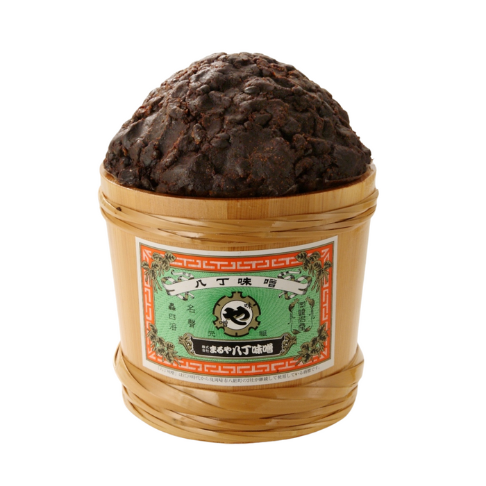 A bucket of hatcho miso