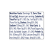 Ume Plum Furikake Nutrition Fact