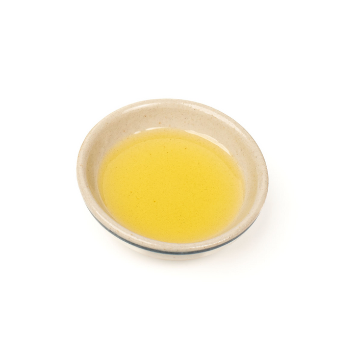 A bowl of yuzu oil