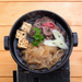 A sukiyaki hot pot 