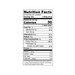 Nutrition facts label
