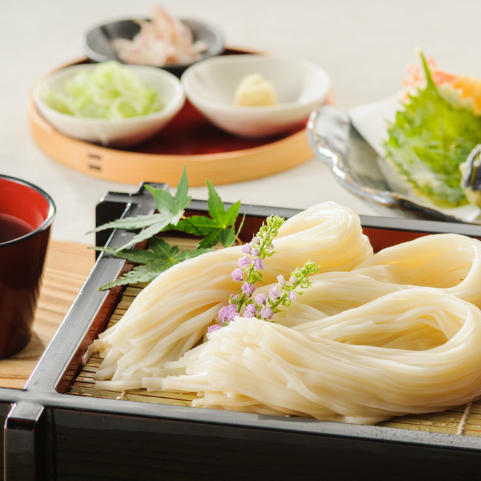 Handmade Inaniwa Udon Noodles "Ogawa", 7.05 oz