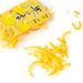 Dry candied yuzu peels and a package bag of the product
