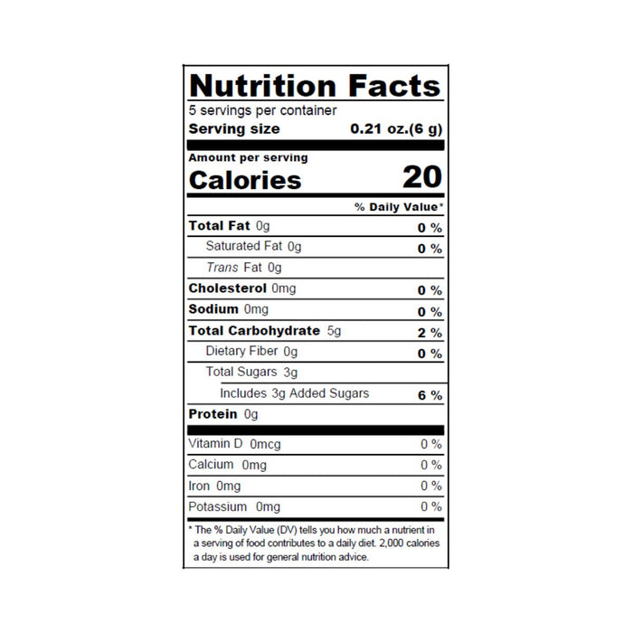 Dry candied Iyokan peels nutrition facts