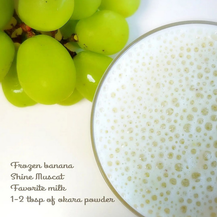 Banana and grape smoothie
