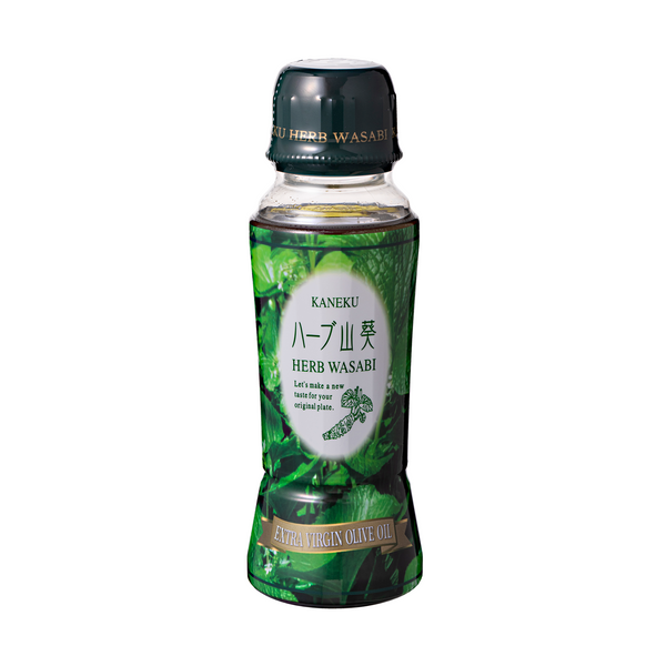 邦楽 U-Know WAKABA olive oil Herb Wasabi (Wasabi-Infused Extra Virgin Olive Oil), 6.34 oz