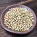 A bowl of buckwheat seeds
