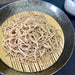 A plate of cold juwari soba noodles